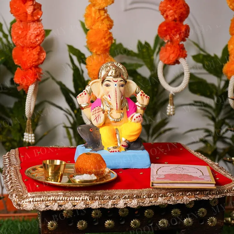 6INCH Eco-Friendly Buddhividhata Ganesh | Plant-A-Ganesha