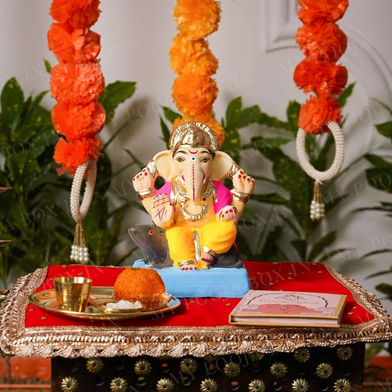 6INCH Eco-Friendly Buddhividhata Ganesh | Plant-A-Ganesha