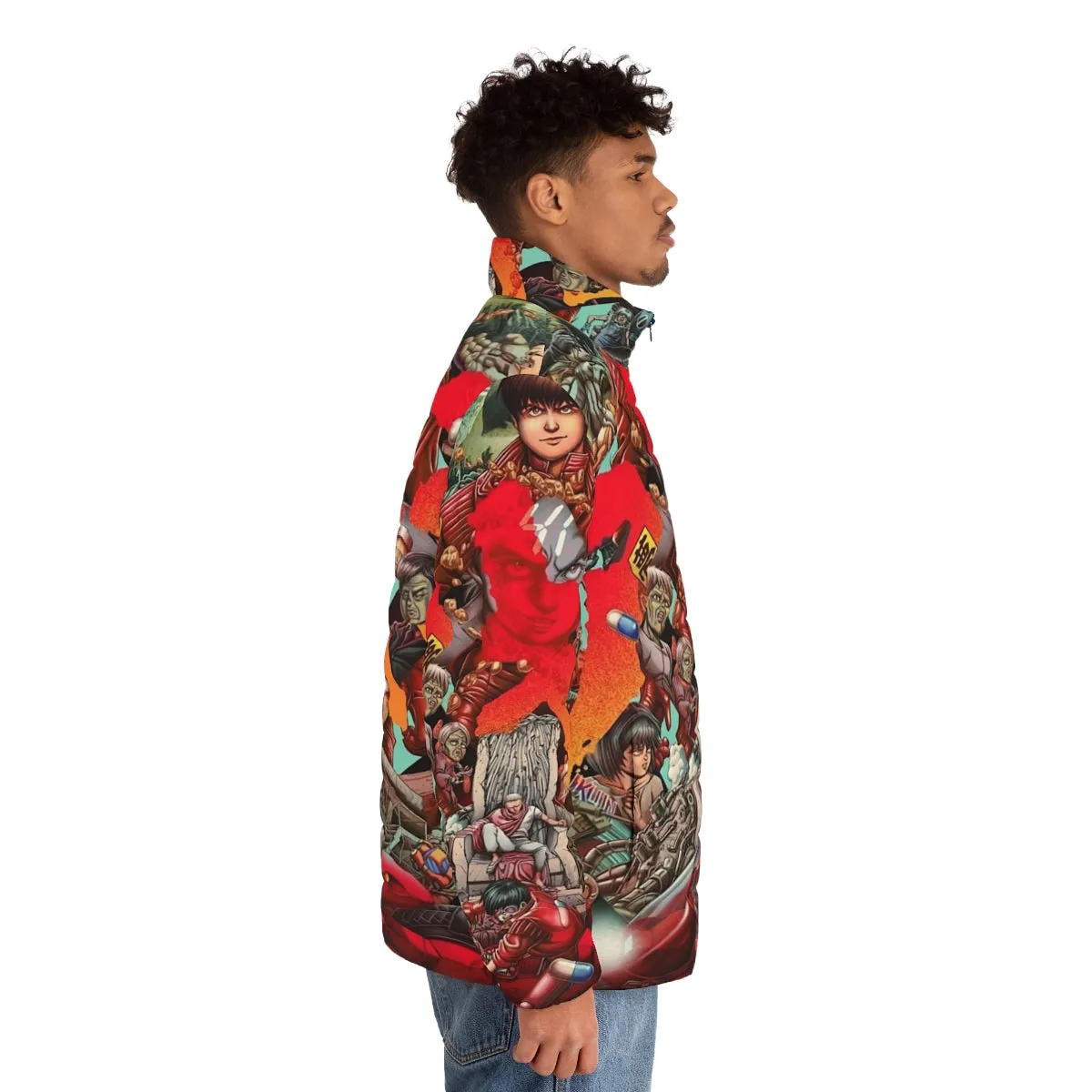 Akira Inspired Neo Tokyo Puffer Jacket - Vintage Japanese Film Art