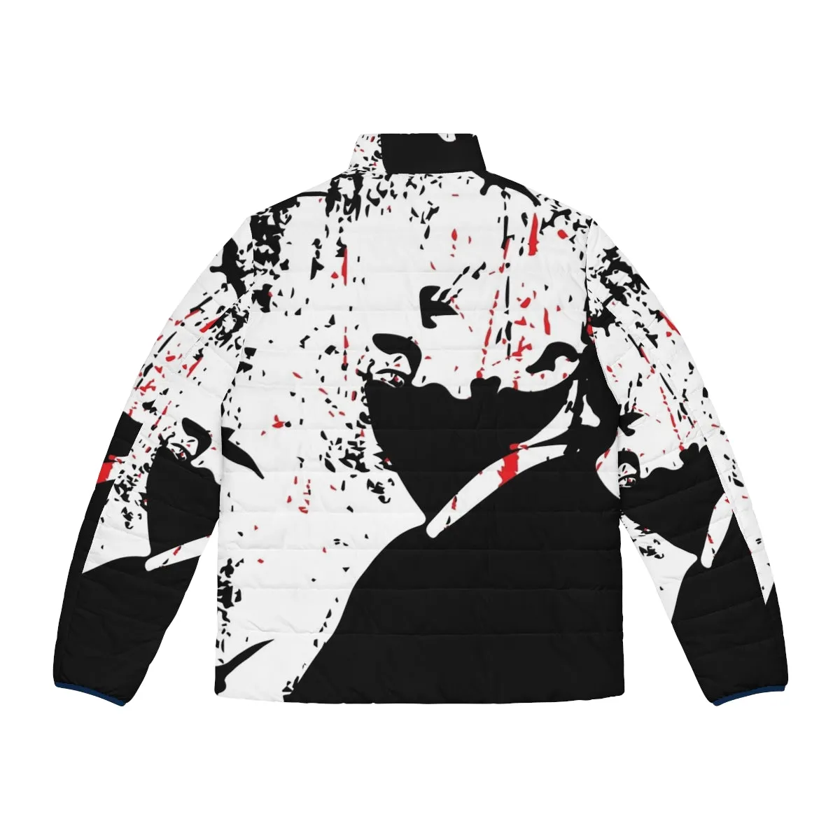 Alfred Hitchcock Inspired Fan Art Puffer Jacket