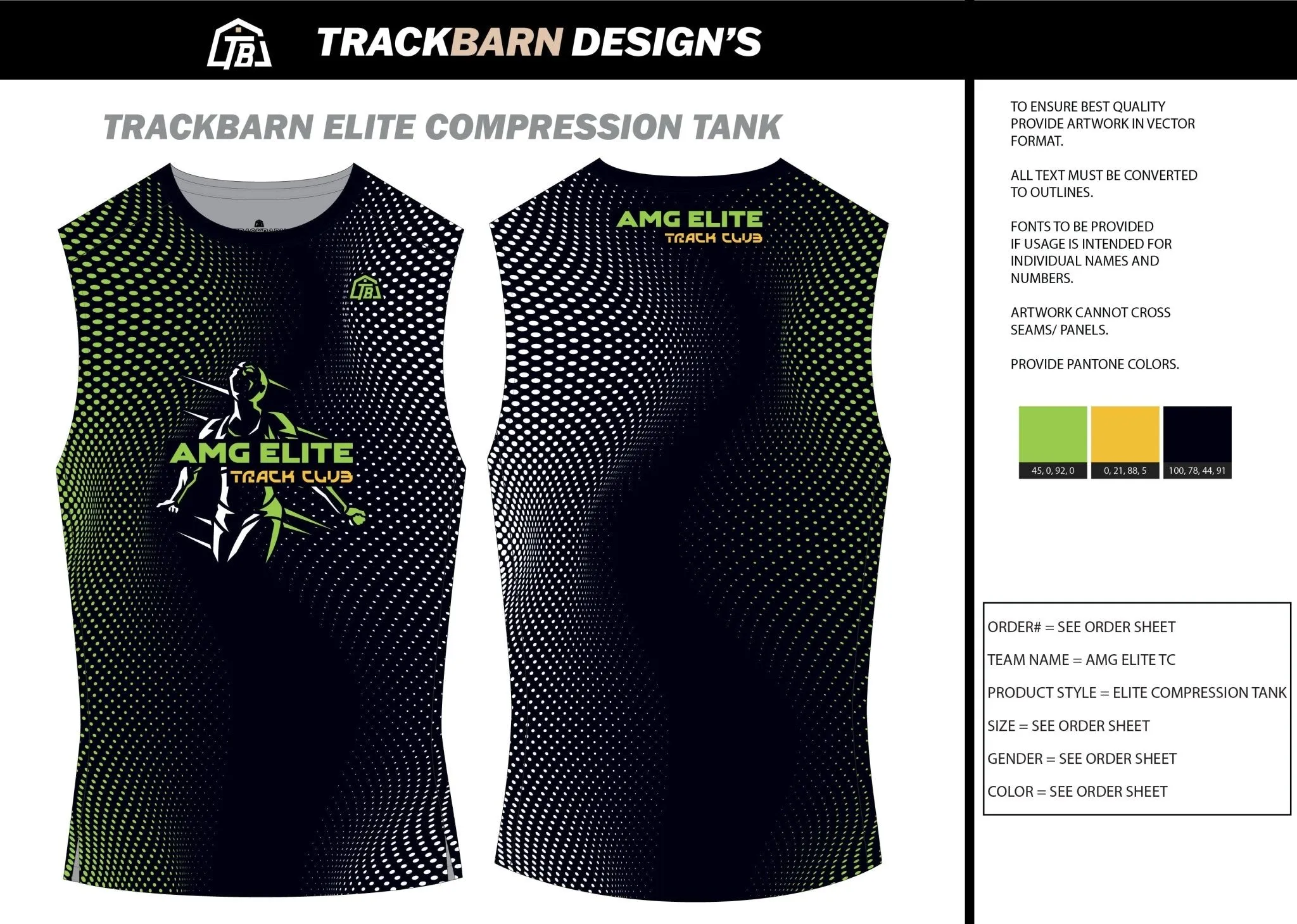 AMG-Elite- Youth Compression Tank