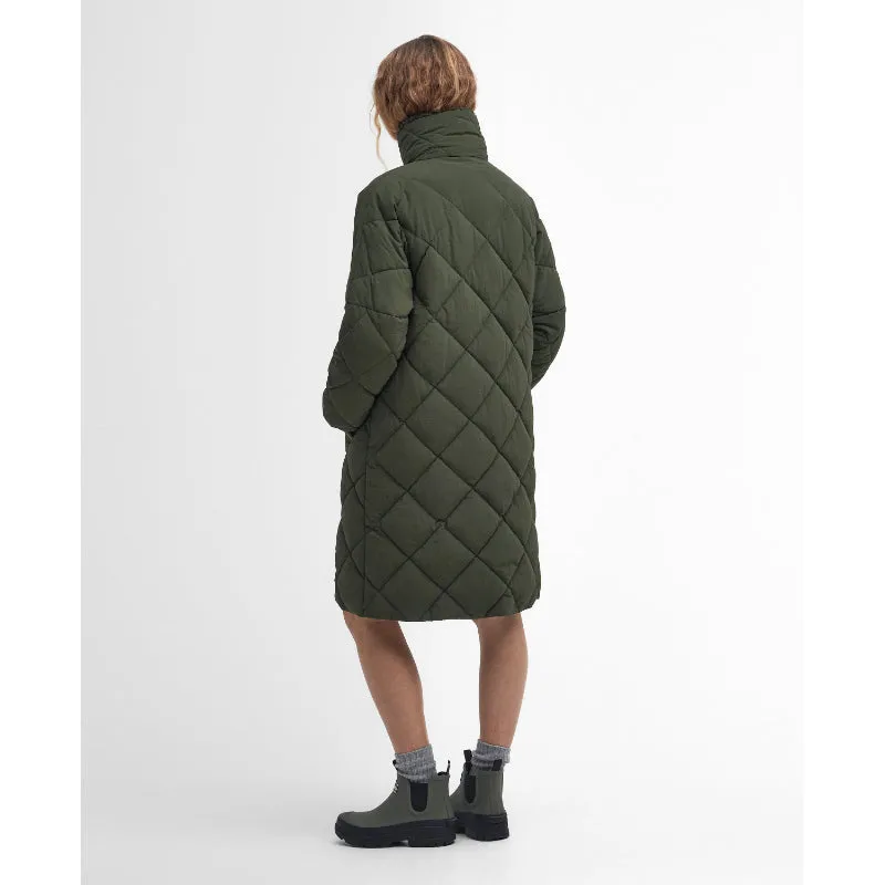 Barbour Bearnie Puffer Ladies Quilt Jacket - Olive/Ancient