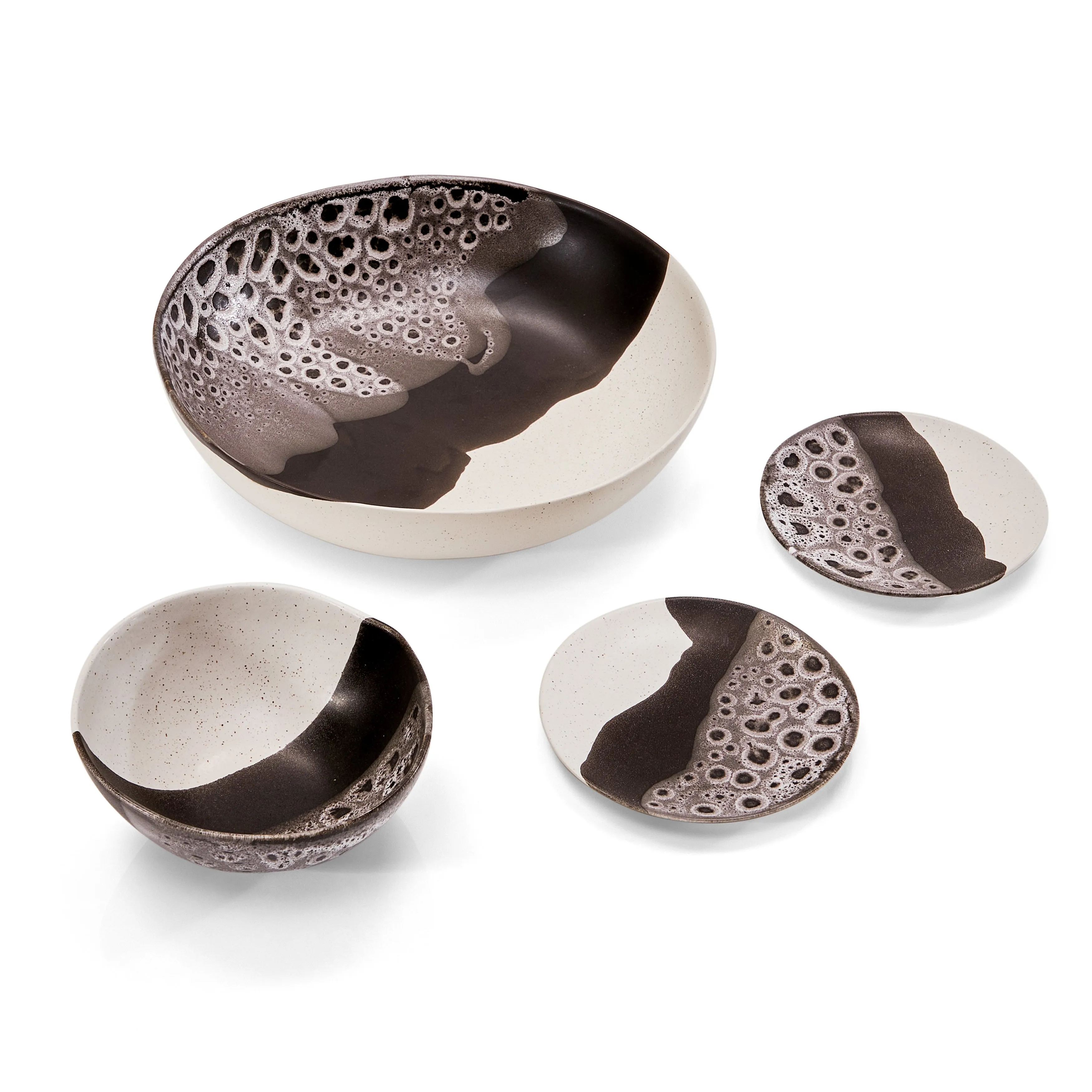 Black & White Ceramic Bowl Small (A D)