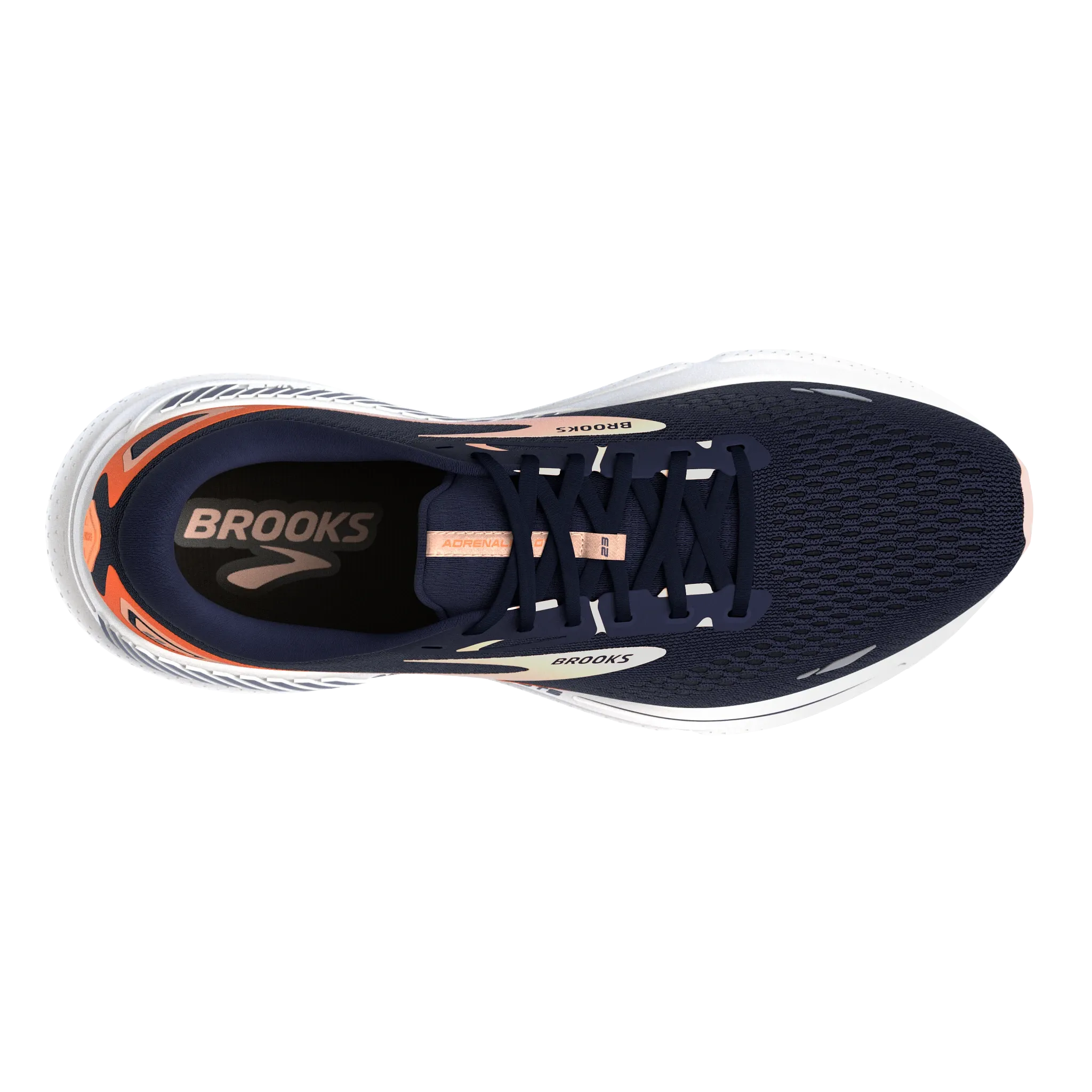 Brooks | Adrenaline GTS 23 | Women's | Peacoat/Tangerine/Peach