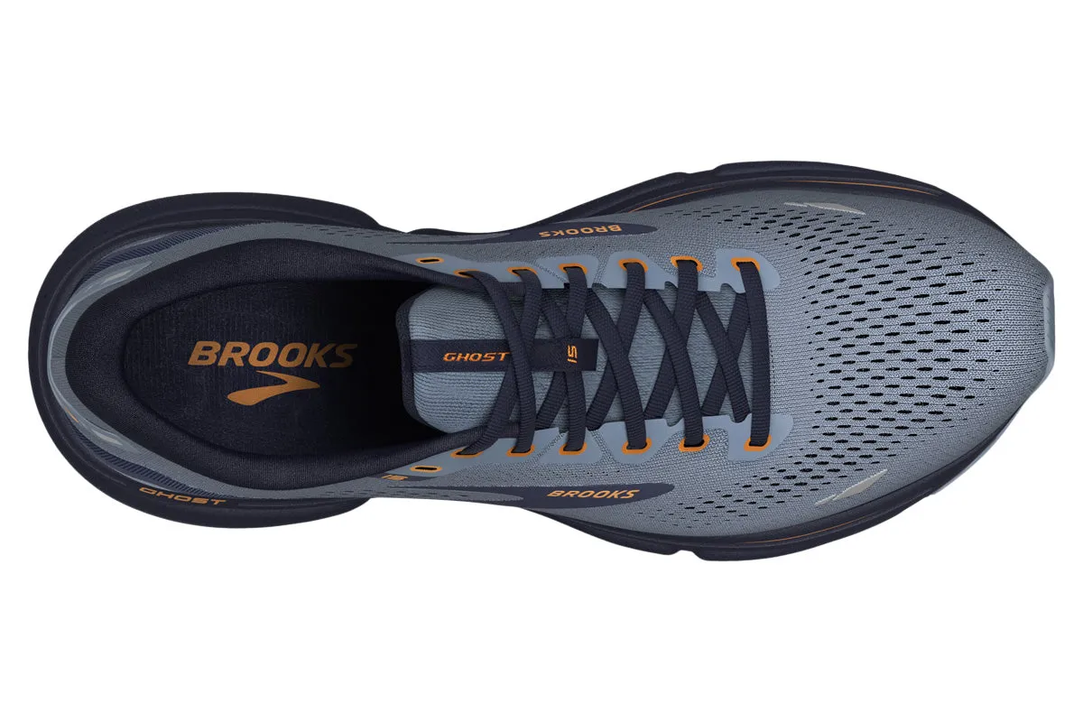 Brooks Ghost 15 D Flintstone/Peacoat/Oak Mens