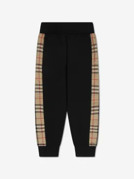 Burberry Kids Nolen Joggers In Black