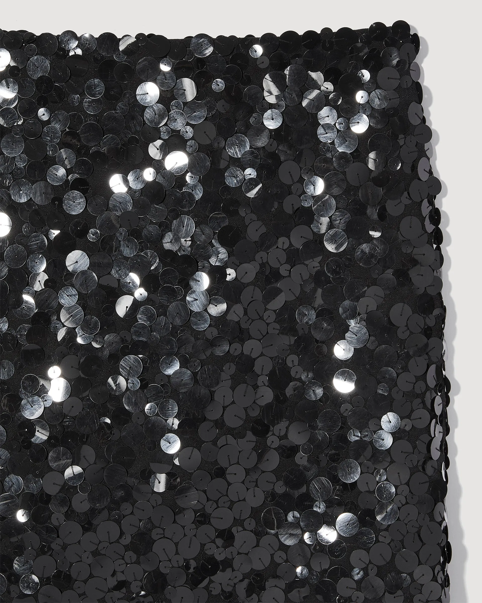 Cecily Skirt in Chaos Sequin, Black