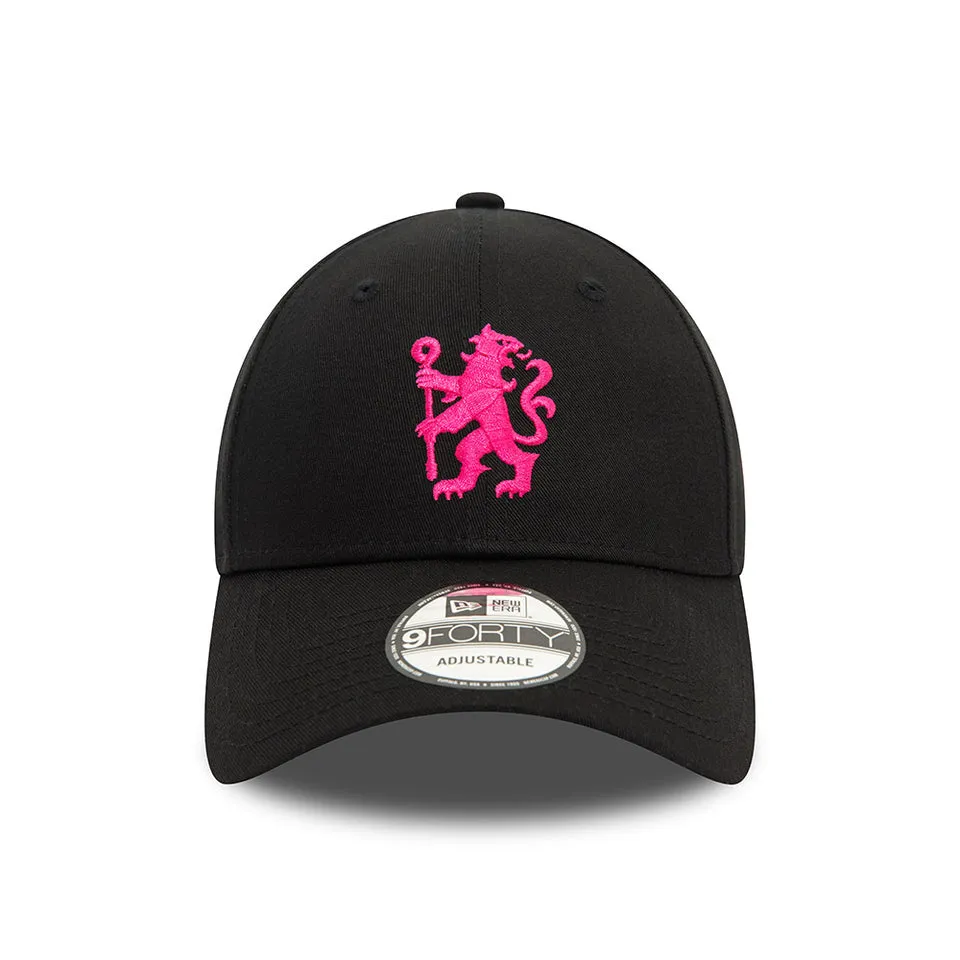 Chelsea Seasonal New Era 9 FORTY Seasonal Cap- Black/Pink