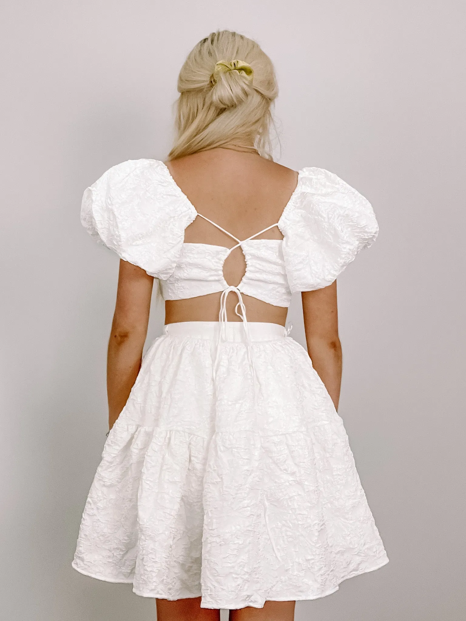 Clementine Crush Dress | White