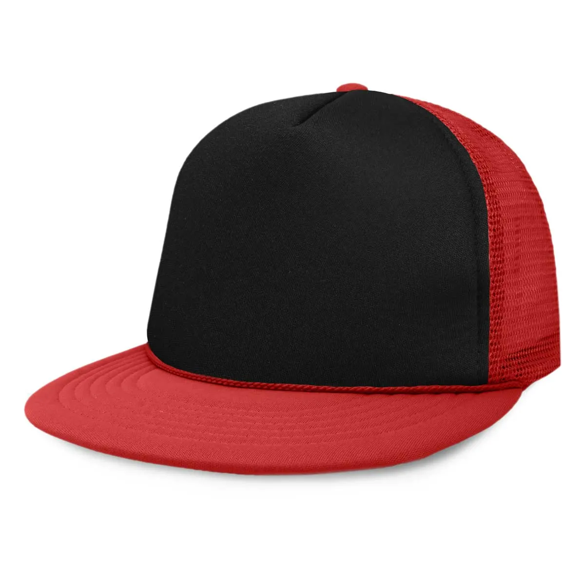 Dalix Flat Billed Trucker Hat