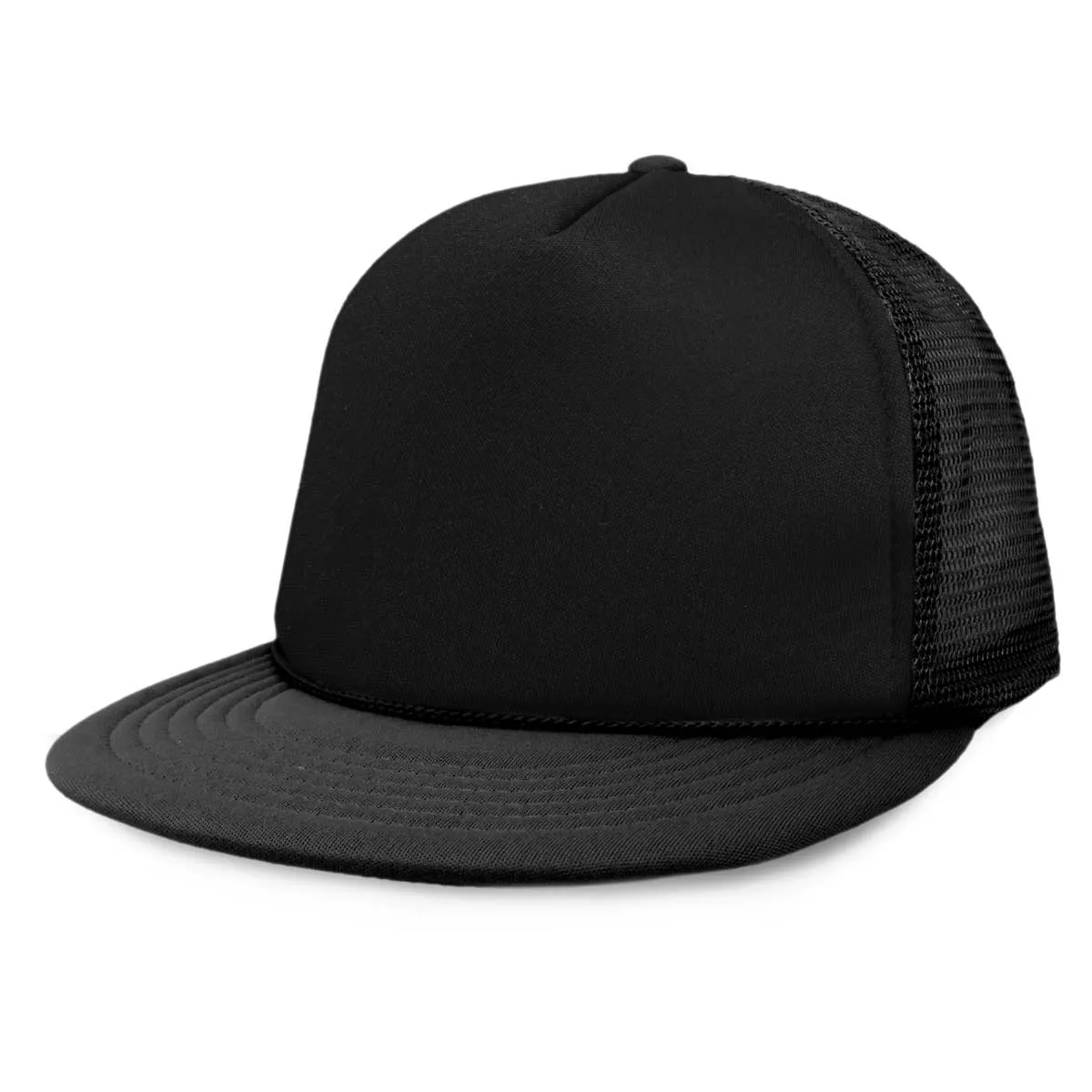 Dalix Flat Billed Trucker Hat