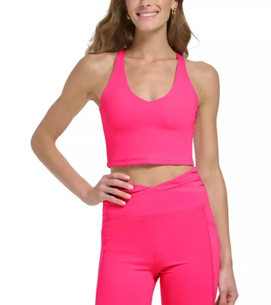 DKNY Womens Balance Compression Sports Bra