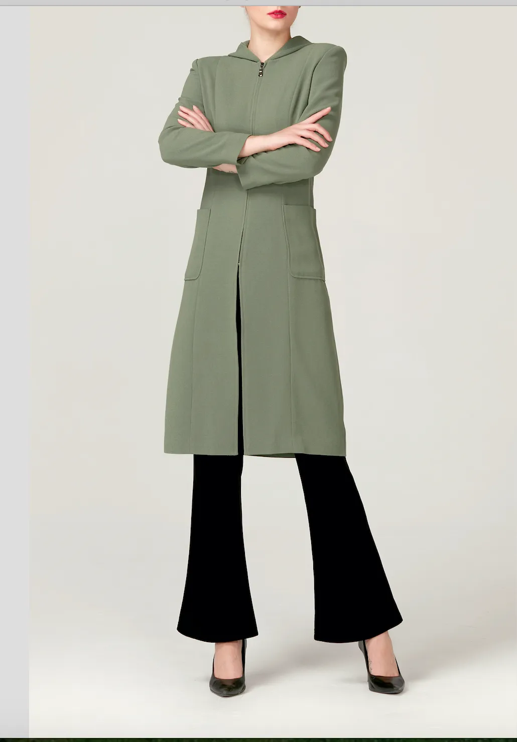 DL Modern & Chic Hoody Helena Trench Coat