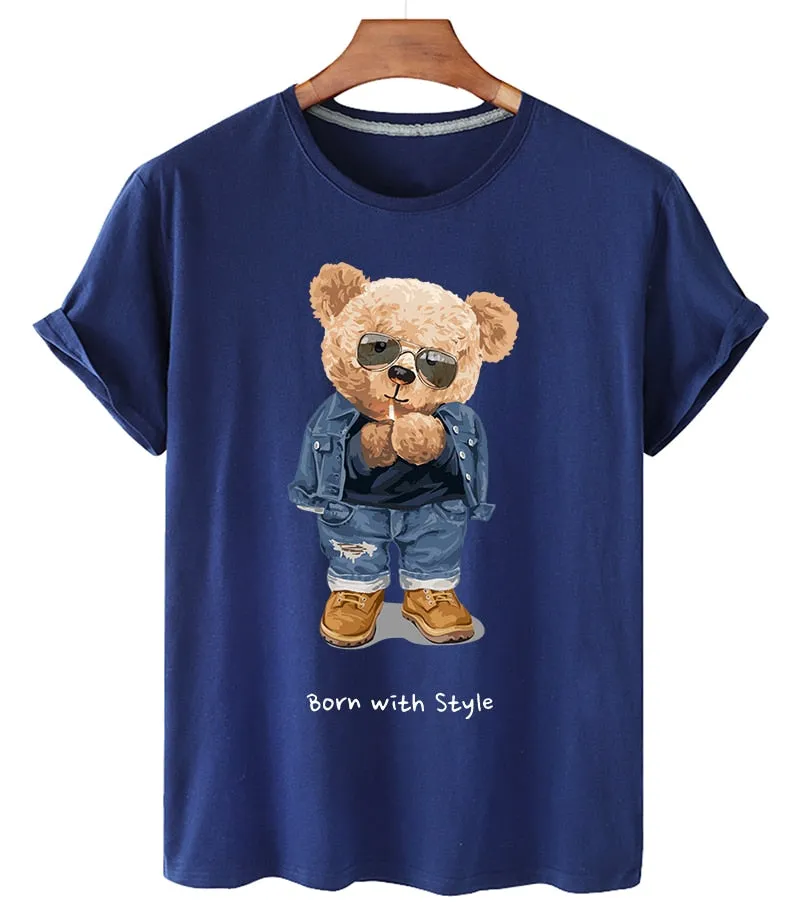 Eco-Friendly Born with Style Bear T-shirt