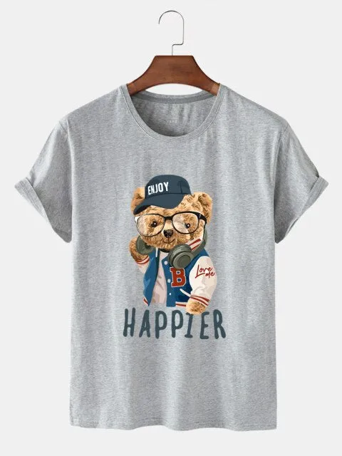 Eco-Friendly Happy Bear T-shirt