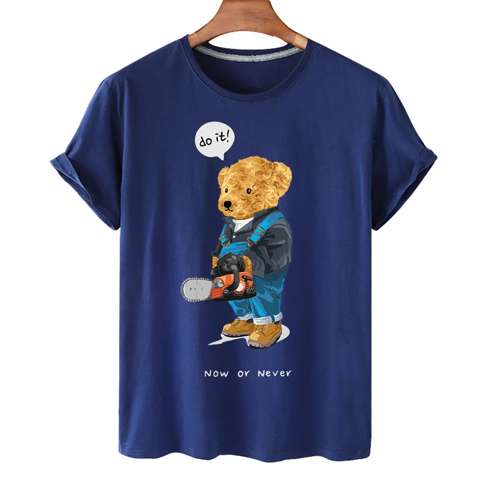 Eco-Friendly Now or Never Bear T-shirt