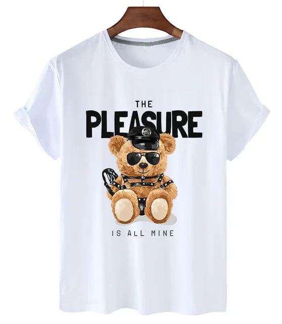 Eco-Friendly Pleasure Bear T-shirt