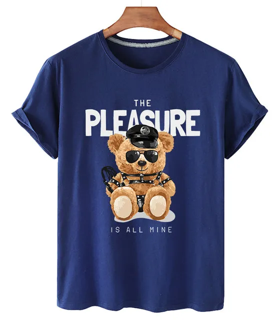 Eco-Friendly Pleasure Bear T-shirt