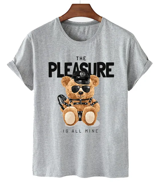 Eco-Friendly Pleasure Bear T-shirt