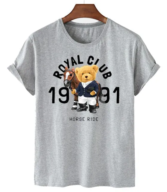 Eco-Friendly Royal Club Bear T-shirt