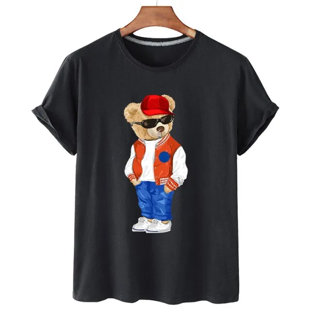 Eco-Friendly Sporty Bear T-shirt