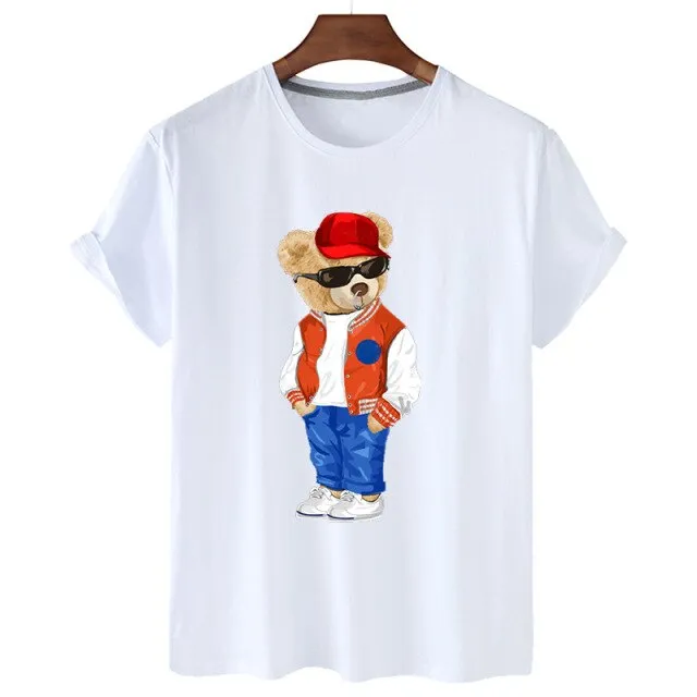 Eco-Friendly Sporty Bear T-shirt