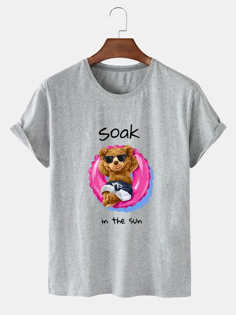 Eco-Friendly Summer Bear T-shirt