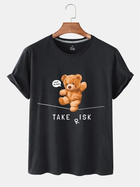 Eco-Friendly Take Risk Bear T-shirt