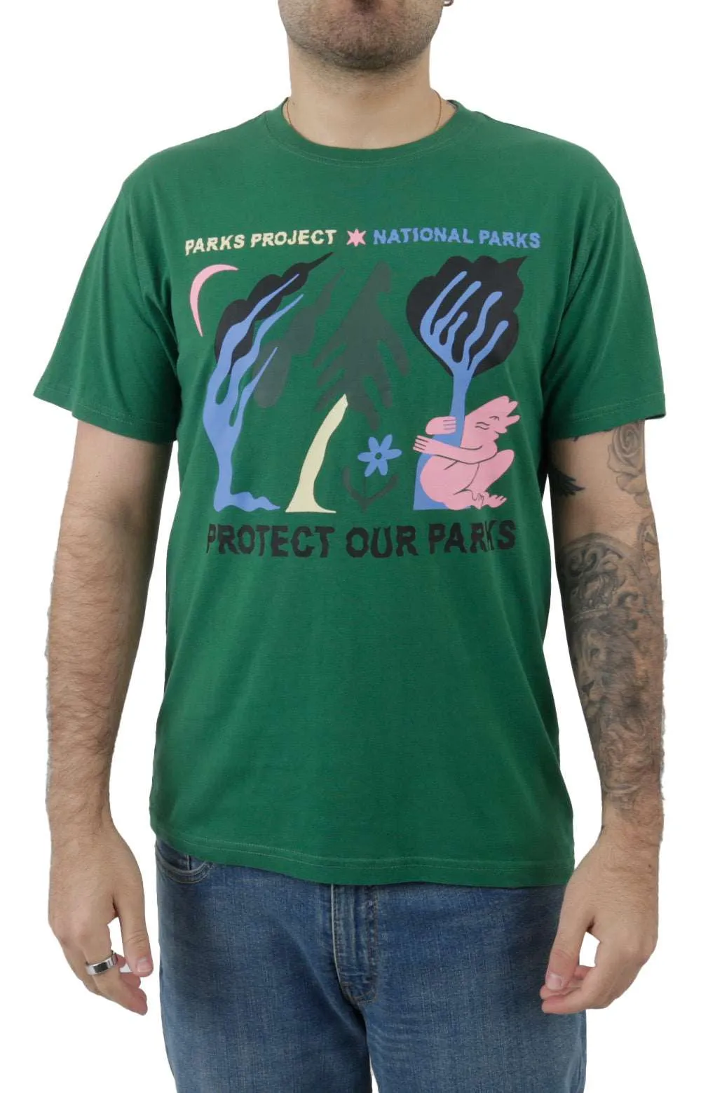 Eco-Friendly Tree Lover T-Shirt - Forest Green