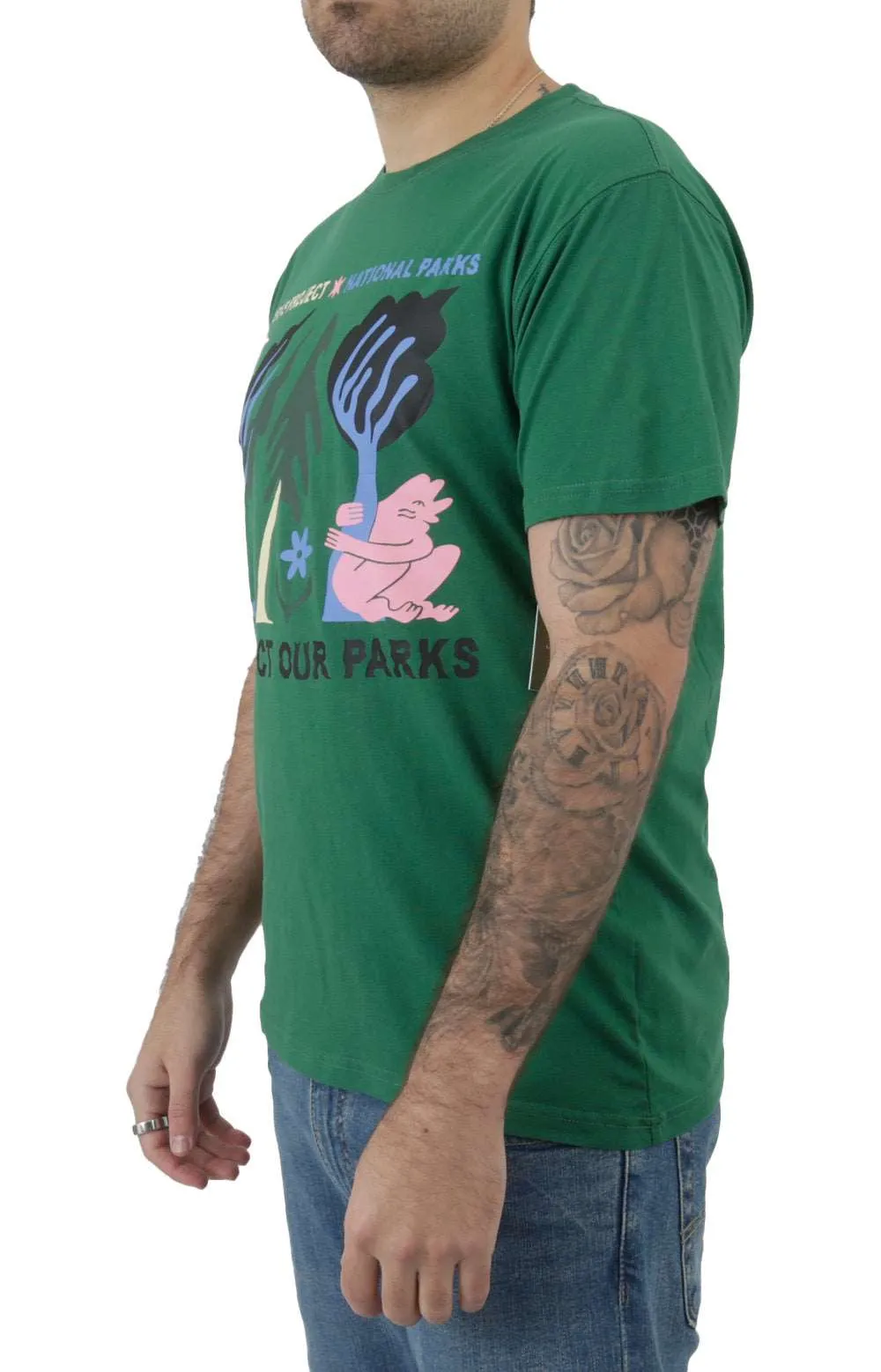 Eco-Friendly Tree Lover T-Shirt - Forest Green