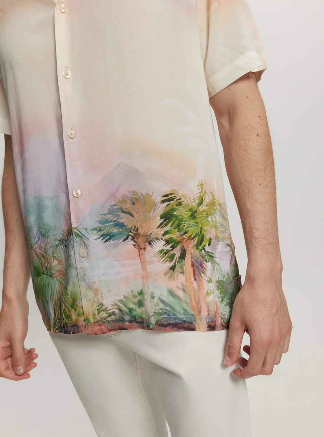 Eco Palm Print Shirt