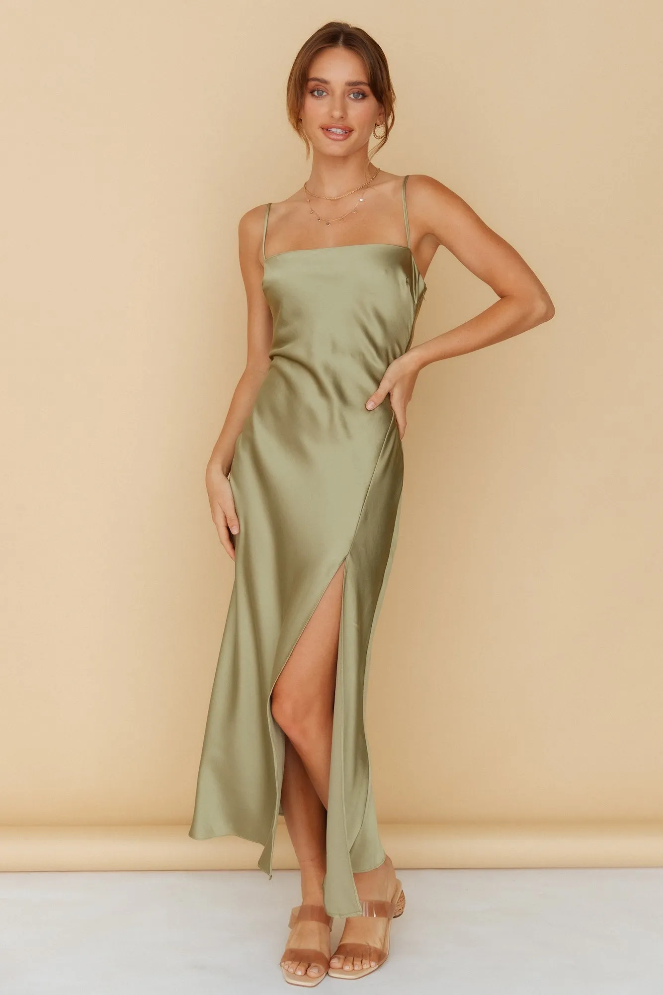 Everyday With You Maxi Dress Olive