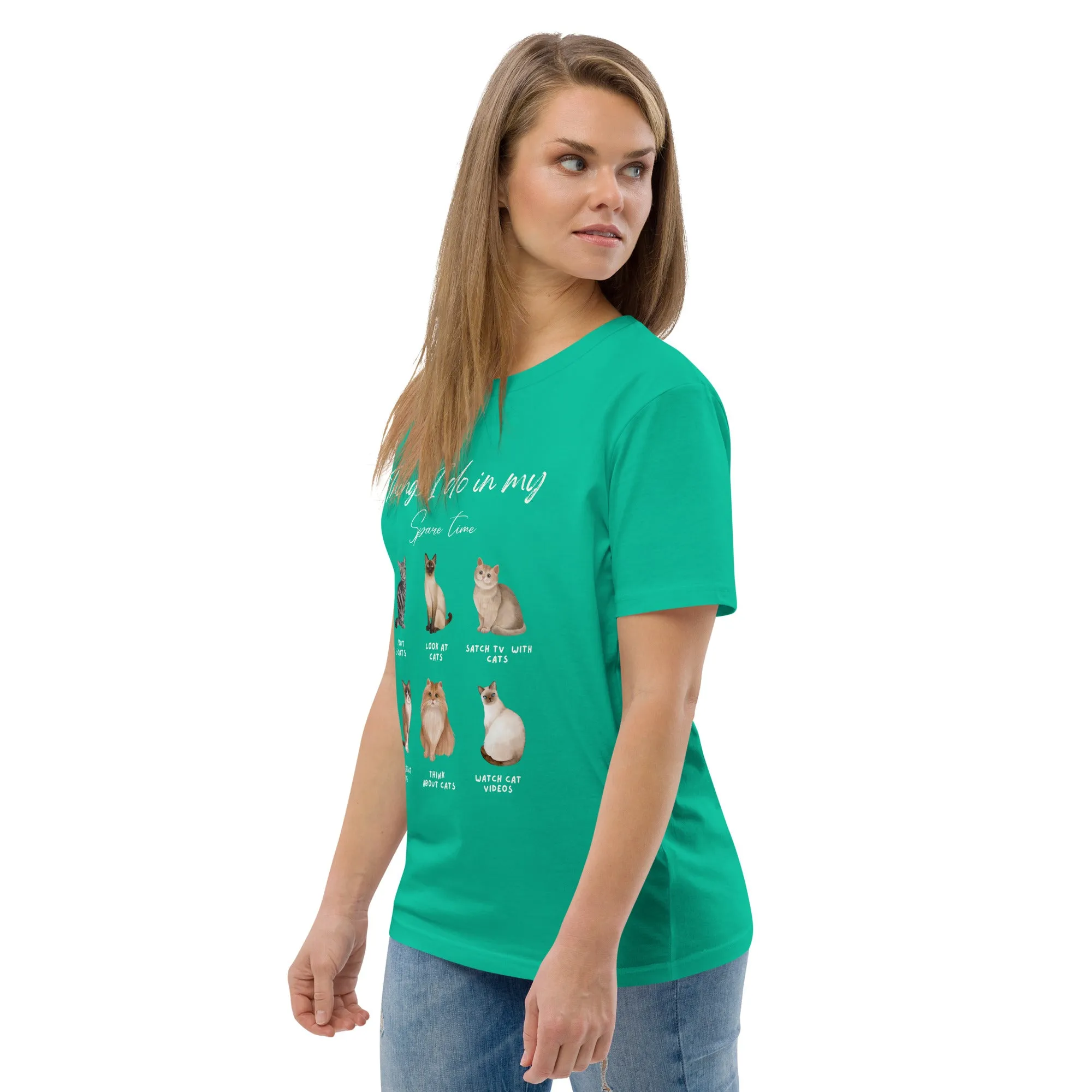 Felines, Unisex organic cotton t-shirt