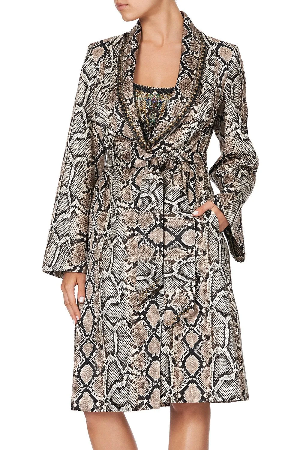 FLARED SLEEVE TRENCH KAKADU BOO