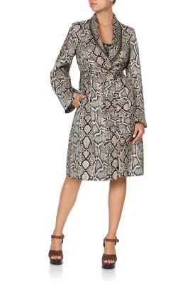 FLARED SLEEVE TRENCH KAKADU BOO