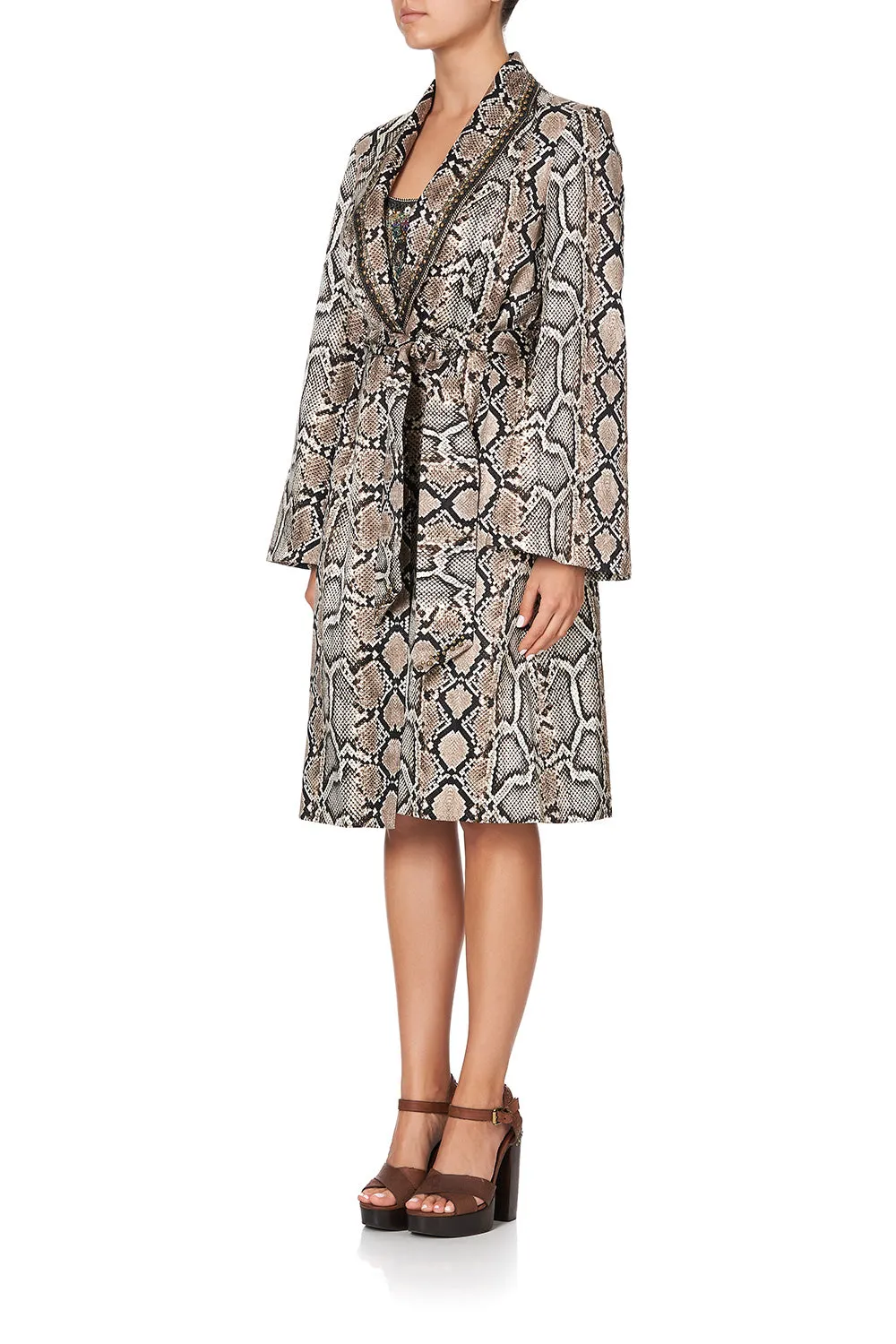 FLARED SLEEVE TRENCH KAKADU BOO