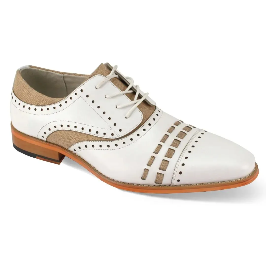 Giovanni Preston Genuine Leather Oxford Dress Shoes