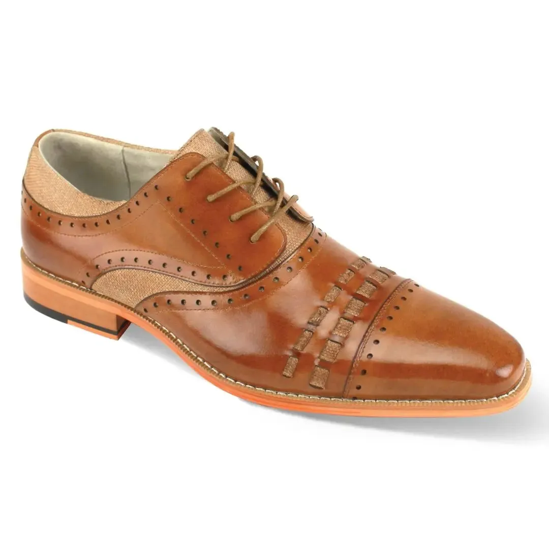 Giovanni Preston Genuine Leather Oxford Dress Shoes