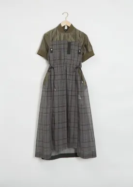 Glen Check Mix Dress