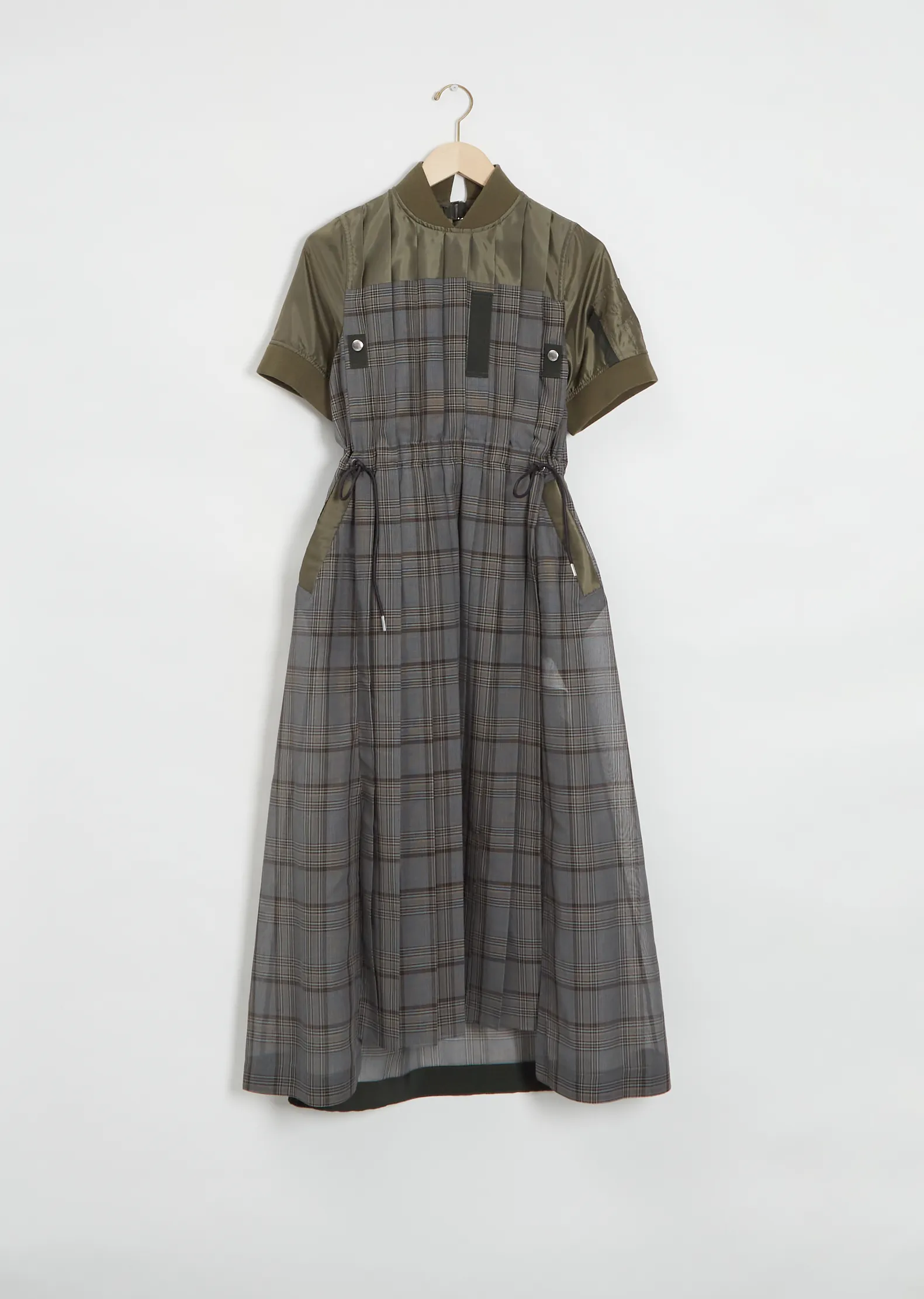 Glen Check Mix Dress