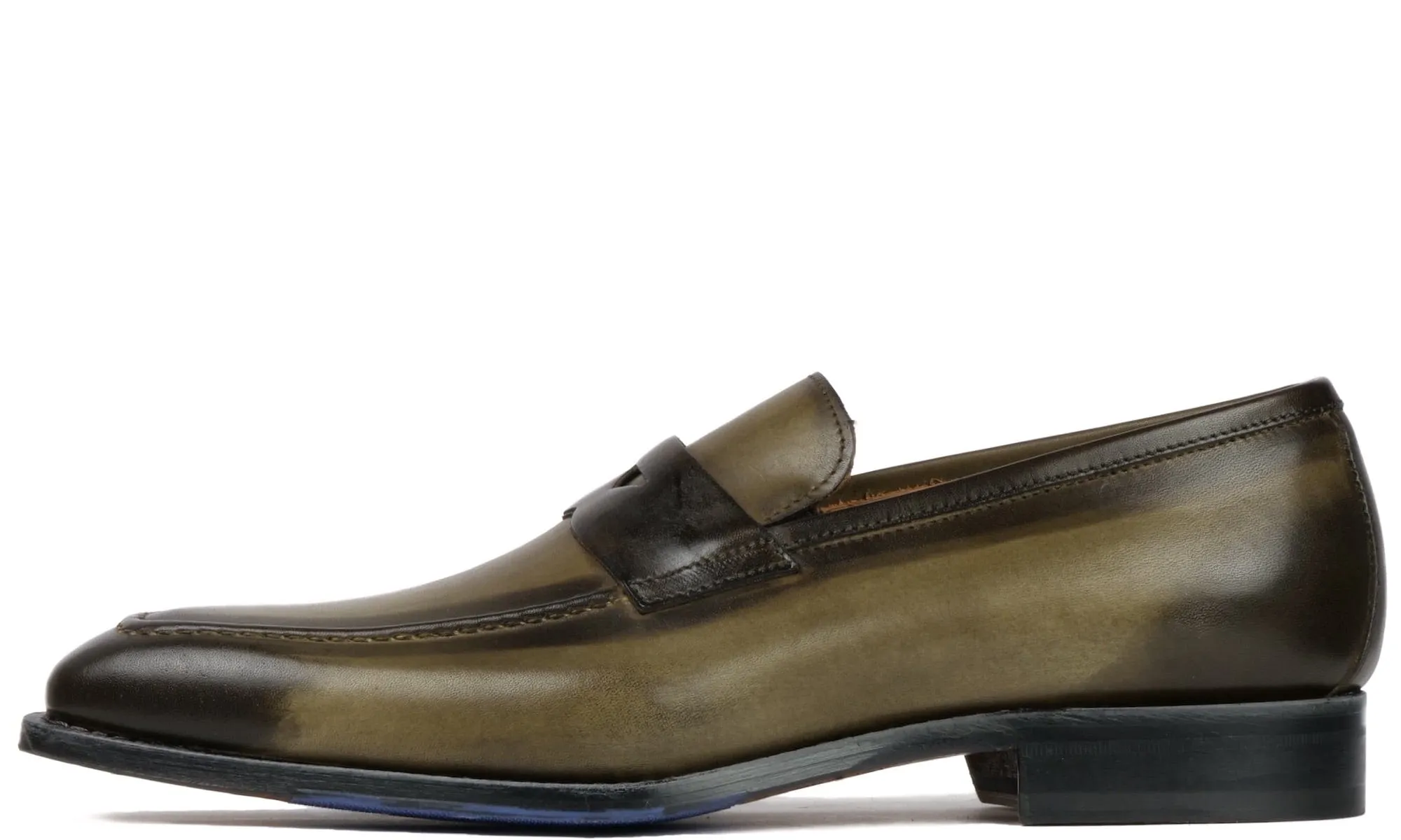 Hampton Penny Loafer Olive Green