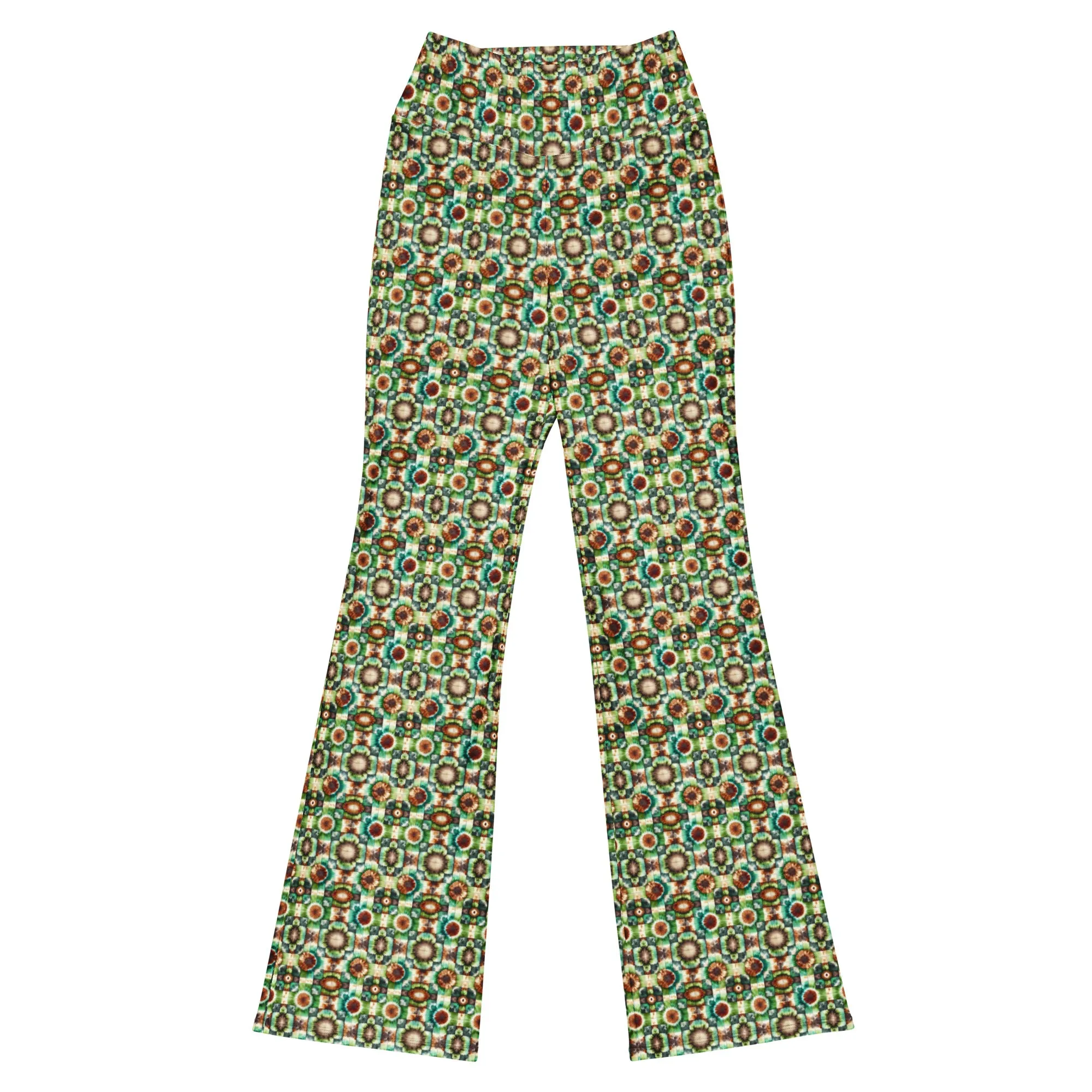 High-Rise Flared Leggings Woodland Wonder