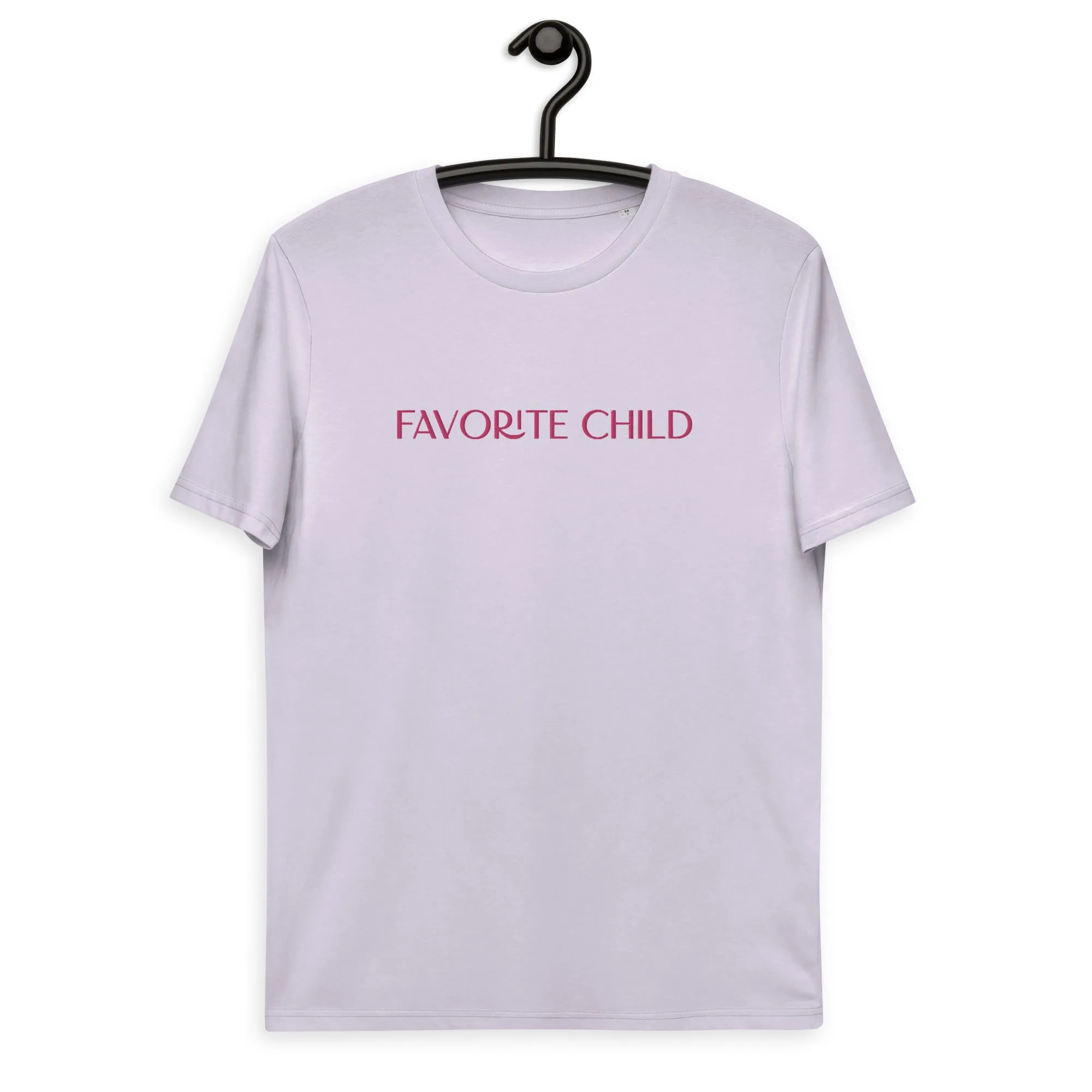 Hot Girl Favorite Child Organic Embroidered Women's Graphic Short Sleeve Tee