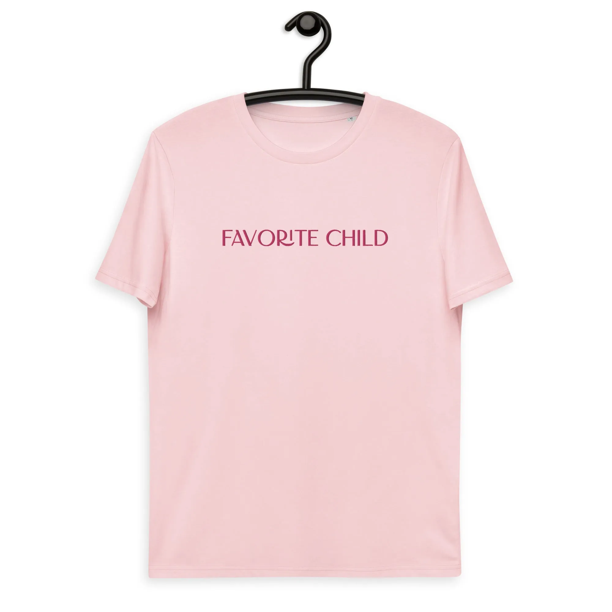 Hot Girl Favorite Child Organic Embroidered Women's Graphic Short Sleeve Tee