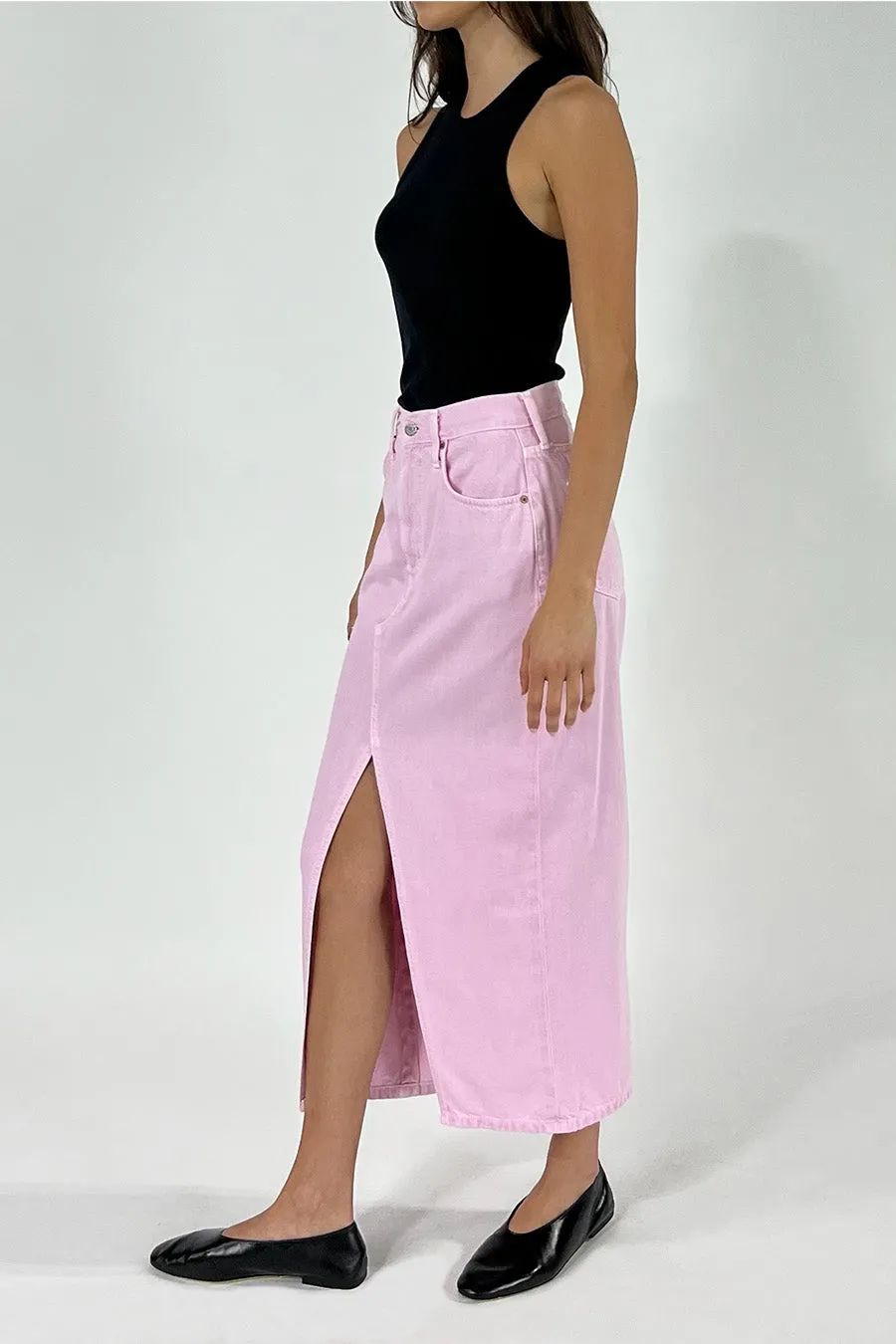 Katina Maxi Skirt - Pink Lagoon