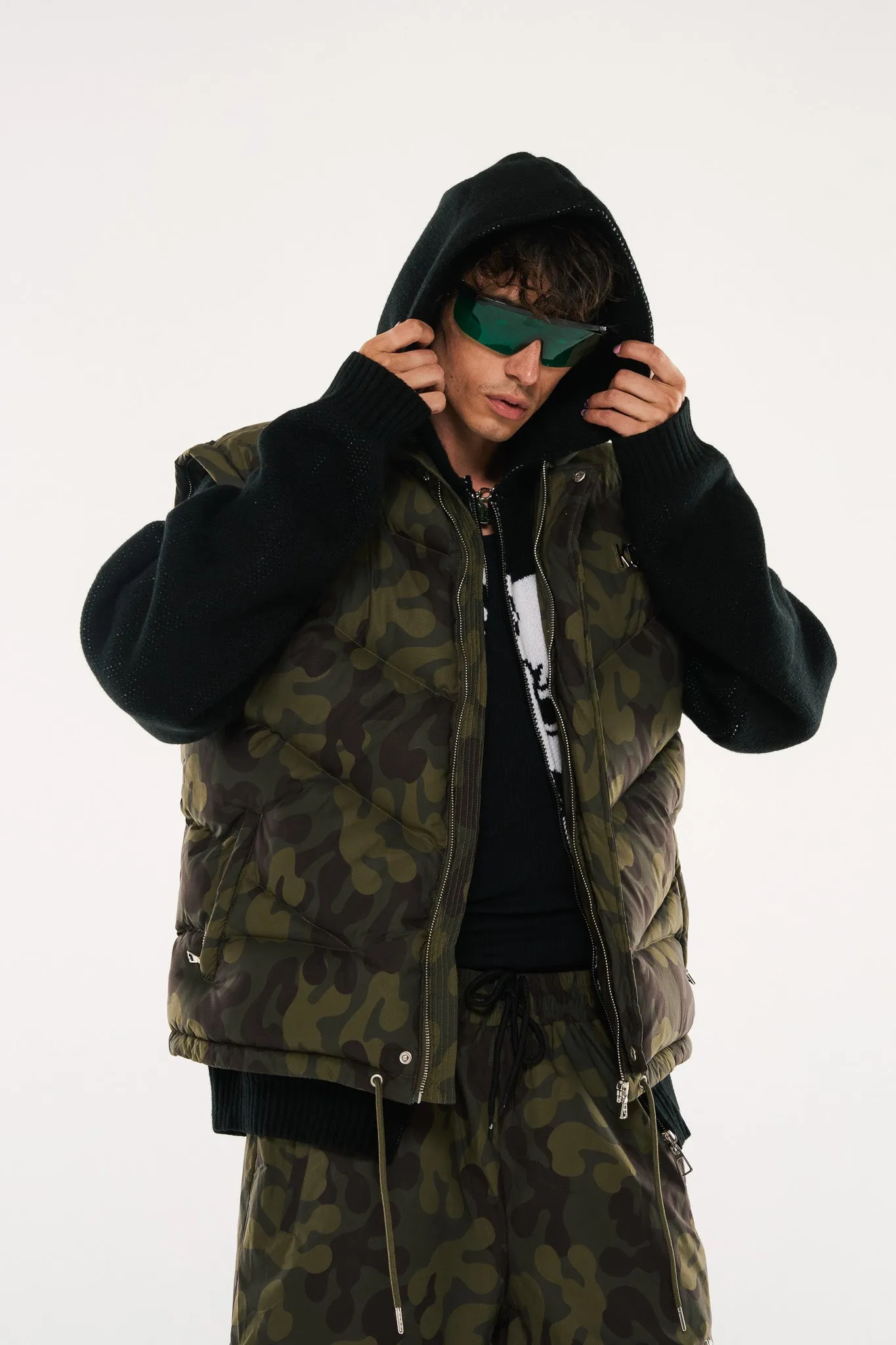 KCAMO WINDBREAKER PUFFER JACKET