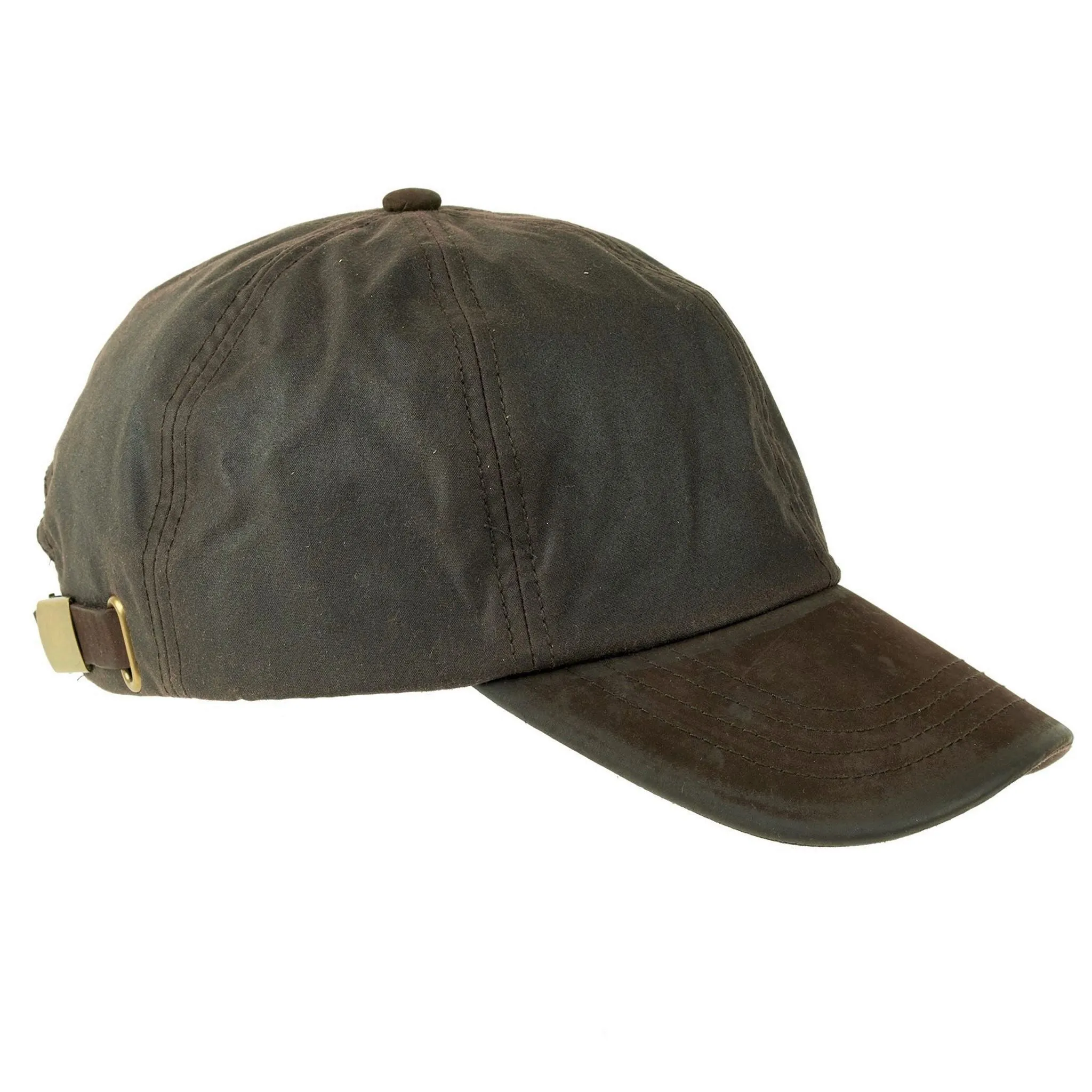 Leather Peaked Baseball Caps