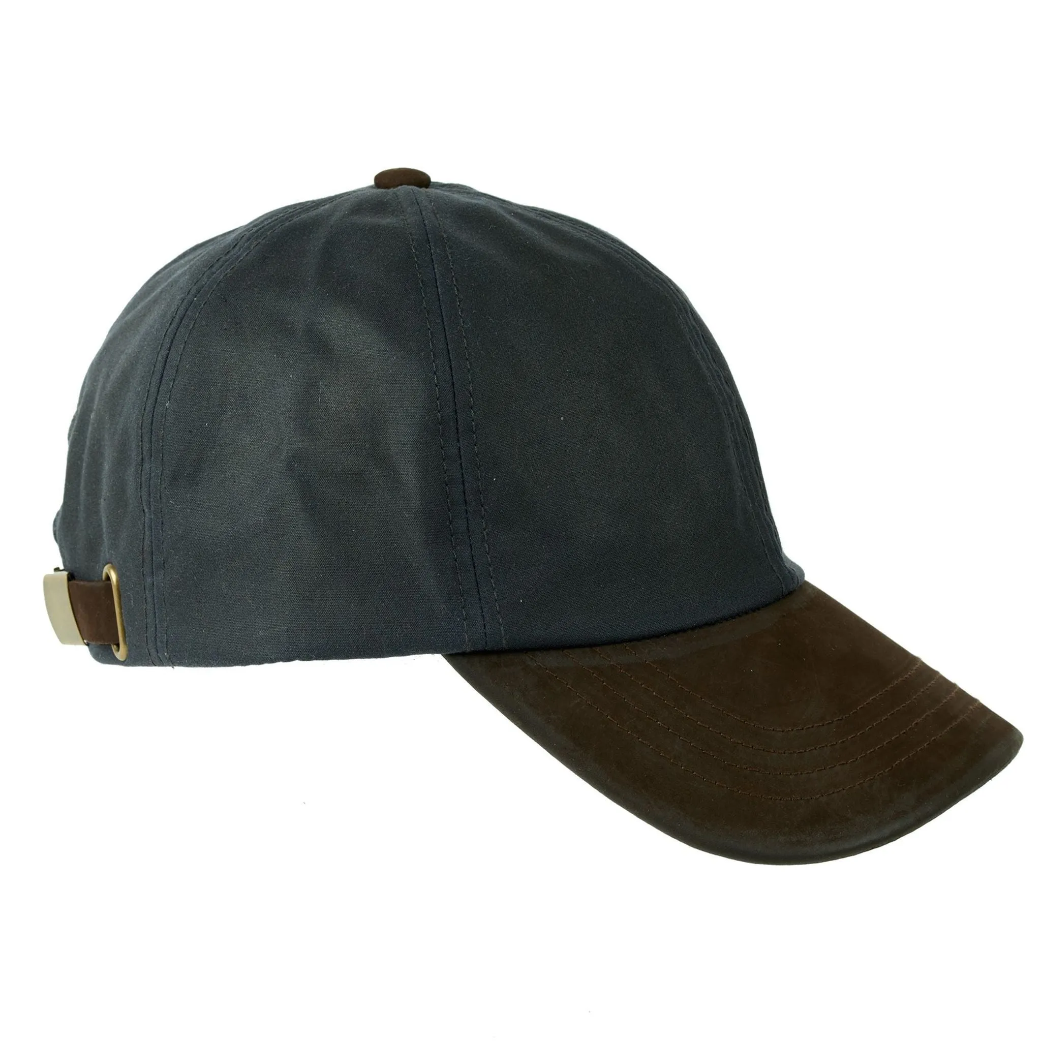 Leather Peaked Baseball Caps