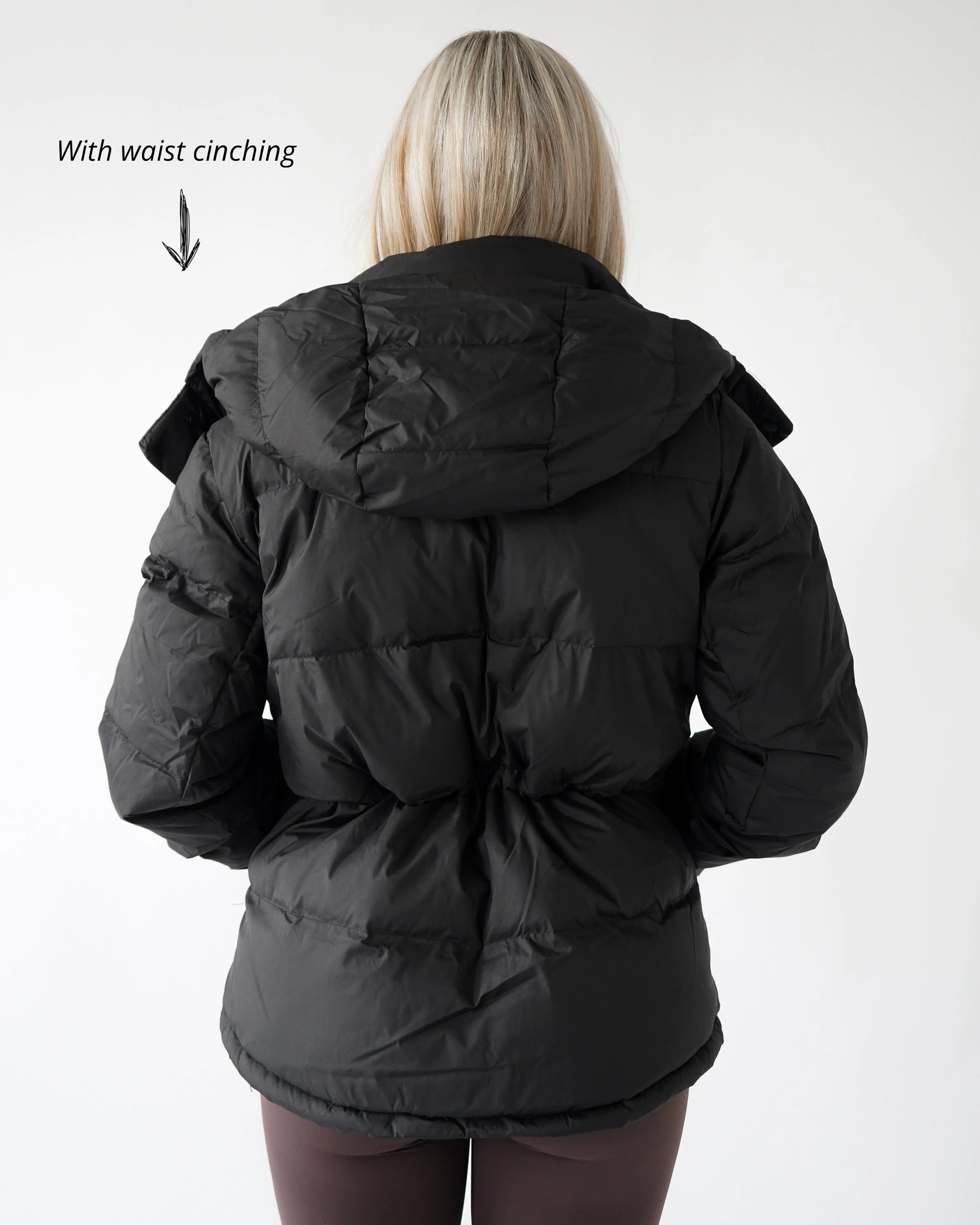 Legacy Puff Down Jacket - Black