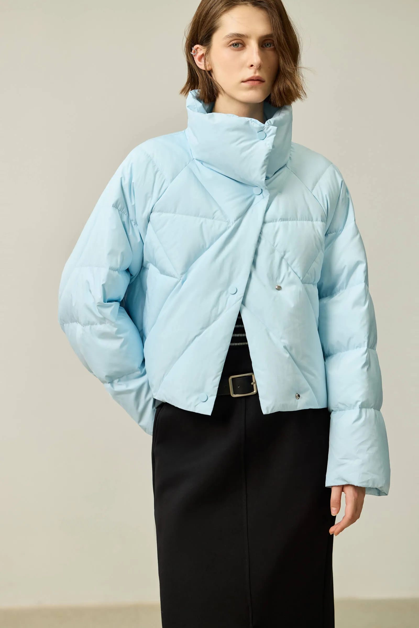 LILY White Duck Down Ultra-Light Down Jacket